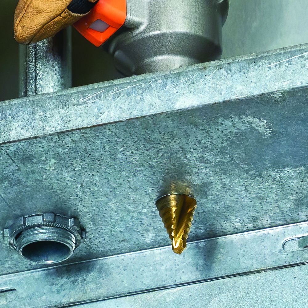 Klein 25961 Step Drill Bit, Spiral Double-Fluted, 7/8" to 1-1/8", VACO - Image 7