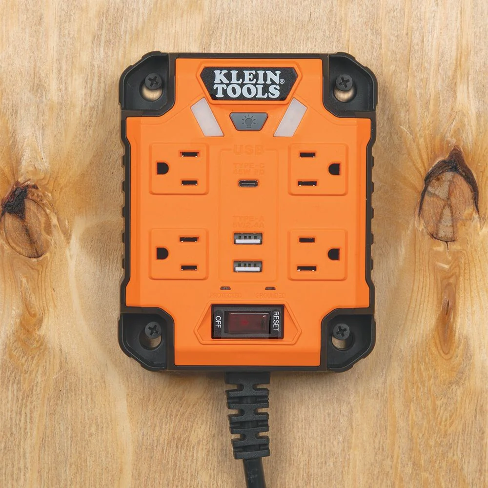 Klein 29601 PowerBox 1, Magnetic Mounted Power Strip with Integrated LED Lights - Image 9