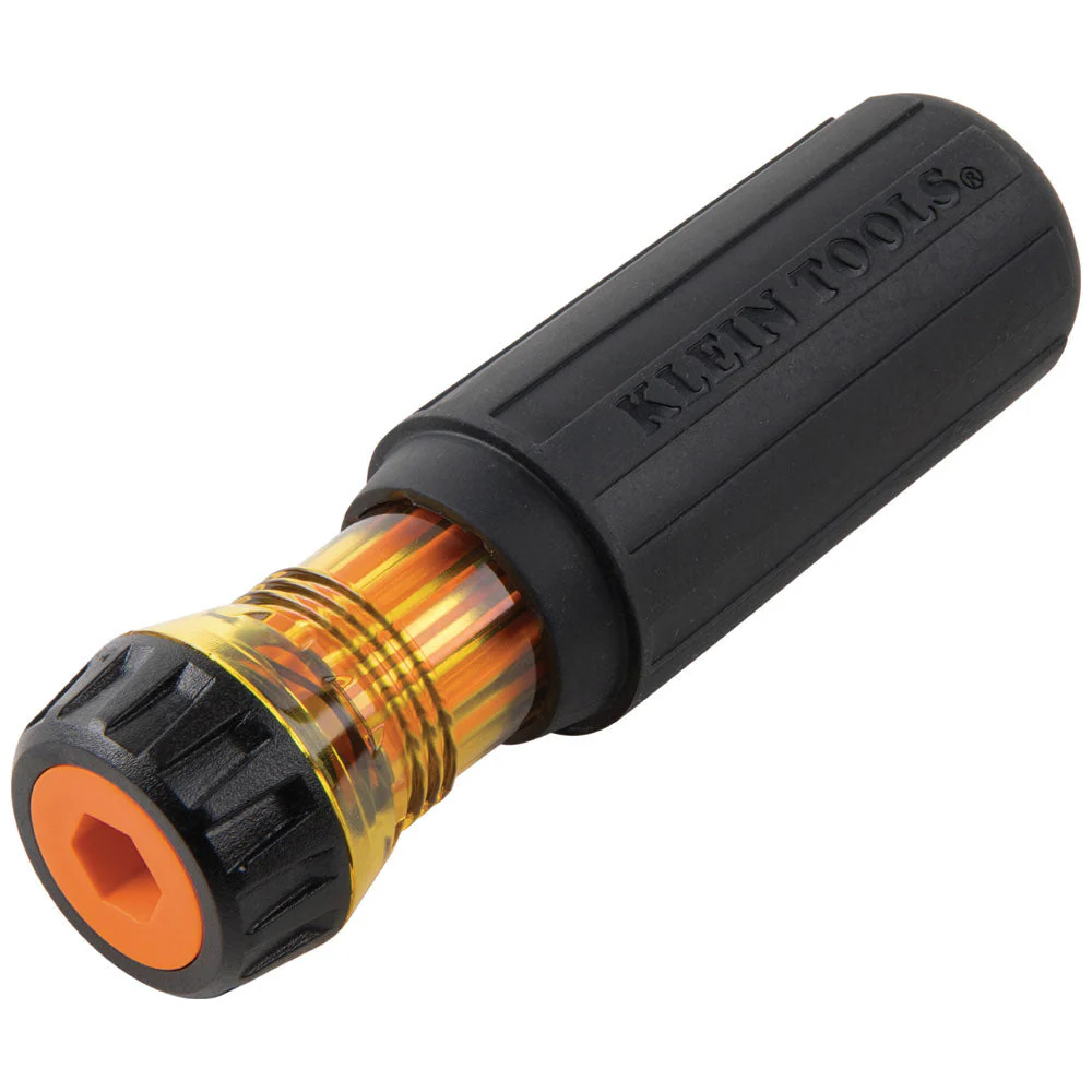 Klein 32287 2-in-1 Insulated Flip-Blade Screwdriver, #1/#2 Square - Image 4