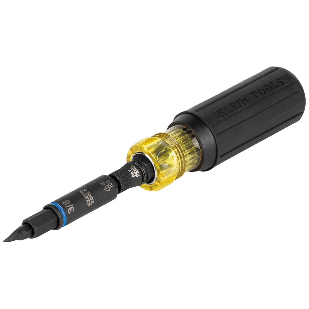 Klein 32500HD Impact Rated Multi-Bit Screwdriver / Nut Driver, 11-in-1 - Image 8