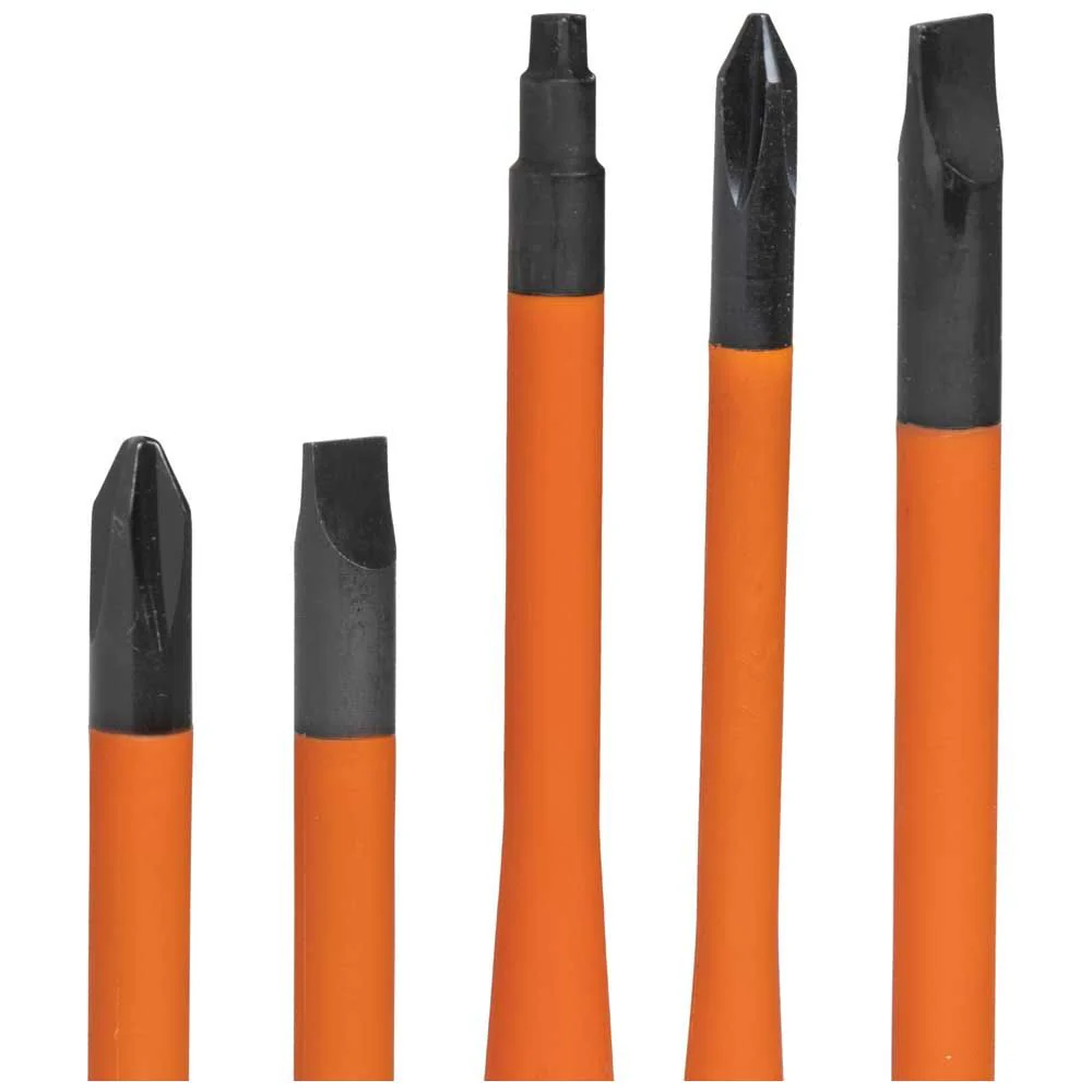 Klein 33736INS Screwdriver Set, 1000V Slim-Tip Insulated and Magnetizer, 6-Piece - Image 3