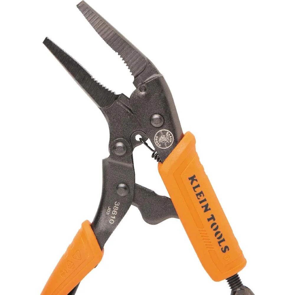 Klein 38610 Long Nose Locking Pliers, 4-Inch - Image 2