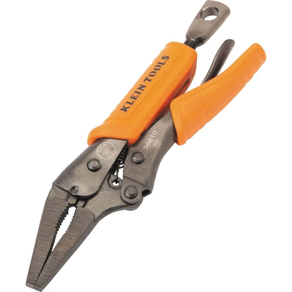 Klein 38610 Long Nose Locking Pliers, 4-Inch - Image 8