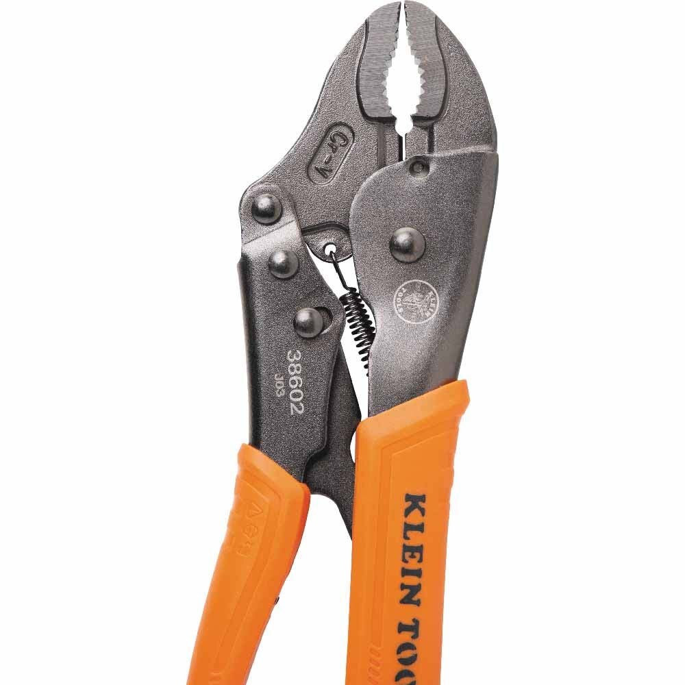 Klein 38660 Curved Jaw Locking Pliers Set, 7" and 10", 2-Piece - Image 11