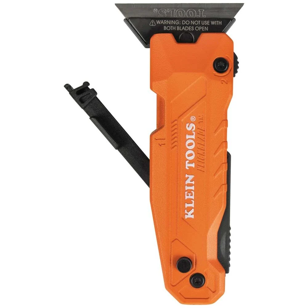 Klein 44306 FLICKBLADE 2-in-1 Utility Knife / Scraper with Blade Storage - Image 8