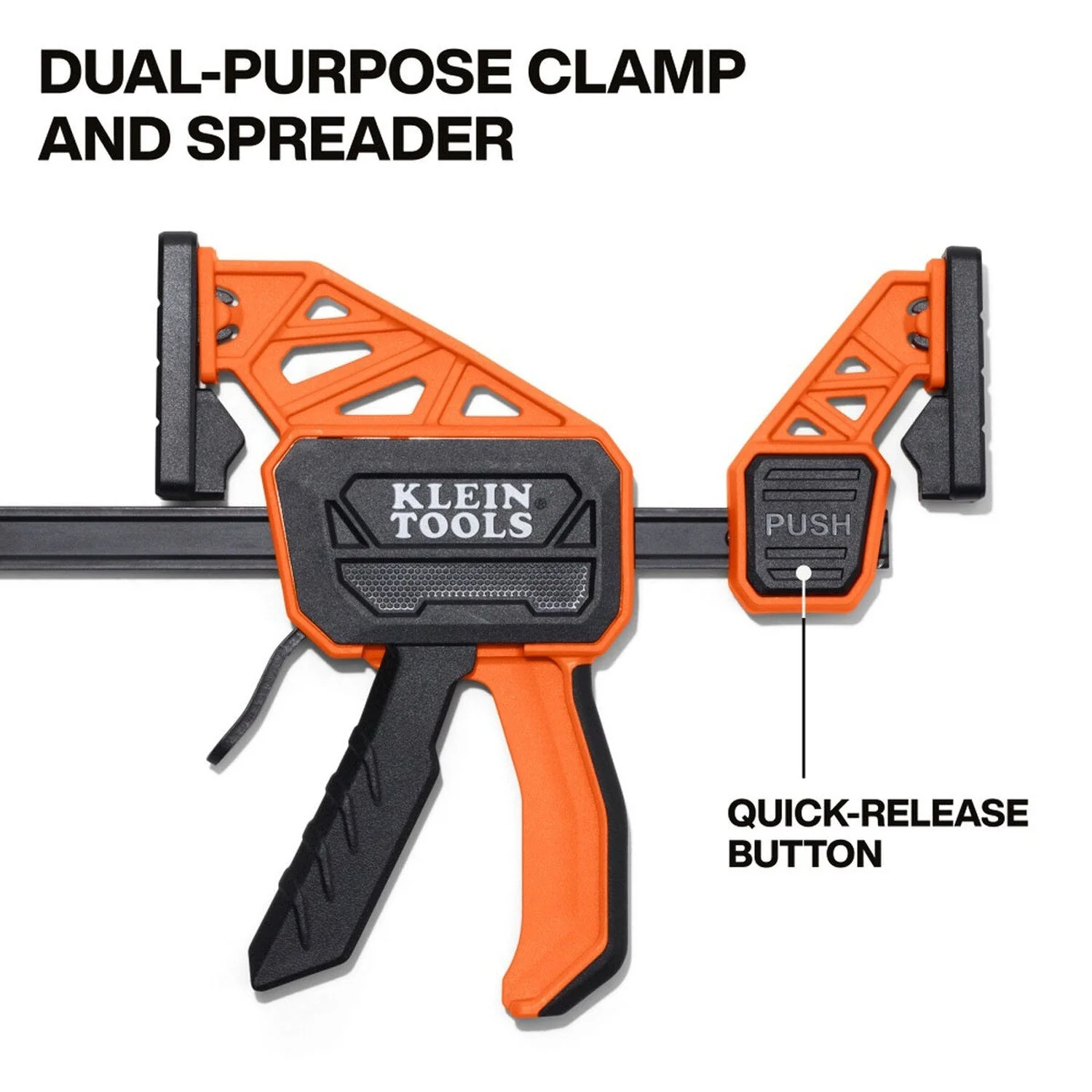 Klein 47550 Speed-Klamp 6-Inch Quick Clamp and Spreader with 150 lb Clamping Force (2 Pack) - Image 7
