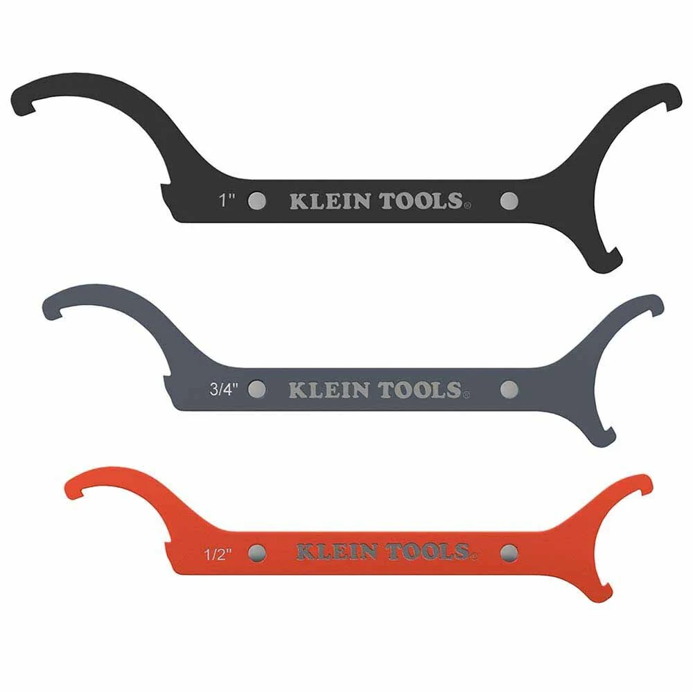 Klein 50901R Straight Locknut Wrench Set - Image 3