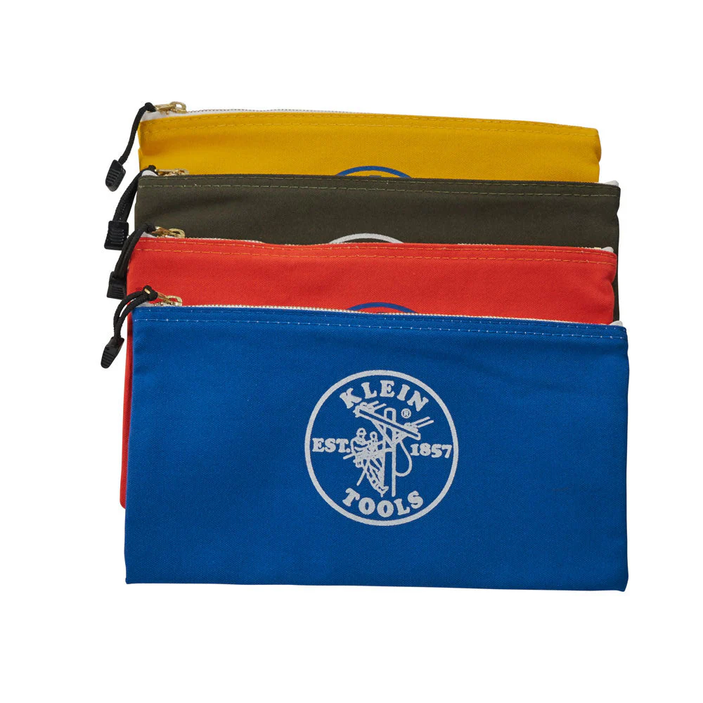 Klein 5140 Canvas Bag 4 Pk Olive/Orange/Blue/Yellow - Image 5