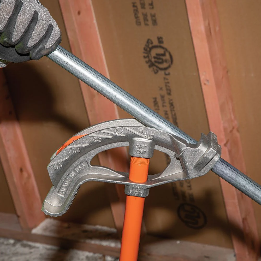 Klein 51603 Iron Conduit Bender Full Assembly, 1/2" EMT with Angle Setter - Image 11