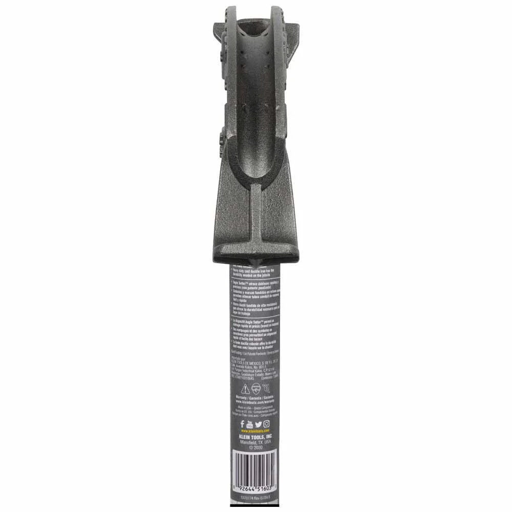 Klein 51604 Iron Conduit Bender 3/4" EMT with Angle Setter - Image 4