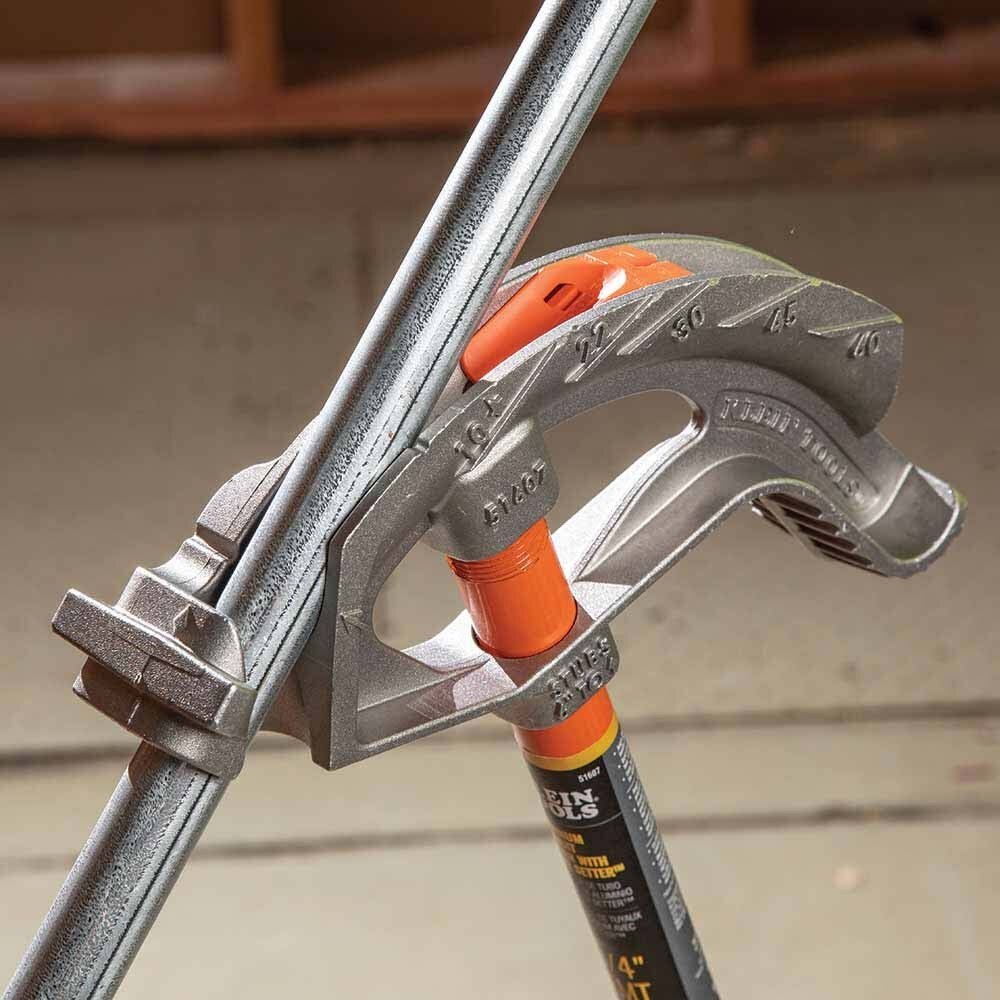 Klein 51606 Aluminum Conduit Bender Full Assembly, 1/2-Inch EMT with Angle Setter - Image 9