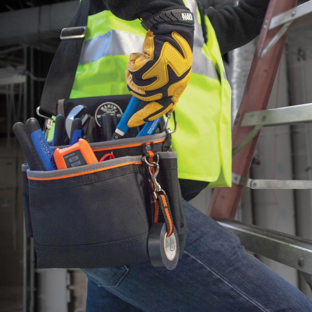 Klein 5243 Tradesman Pro™ Tool Pouch, 15 Pockets, 11.5 x 4.5 x 10-Inch - Image 4