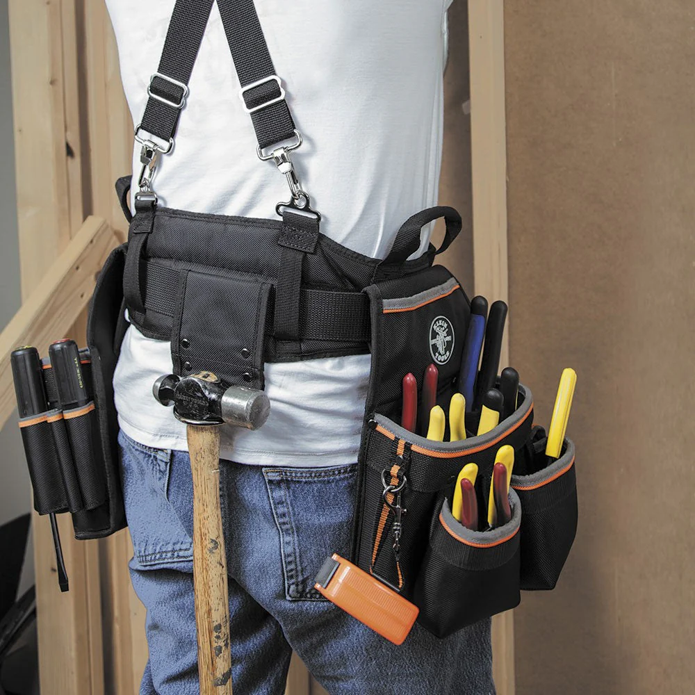 Klein 55428 Tradesman Pro Electrician's Tool Belt, Large - Image 4