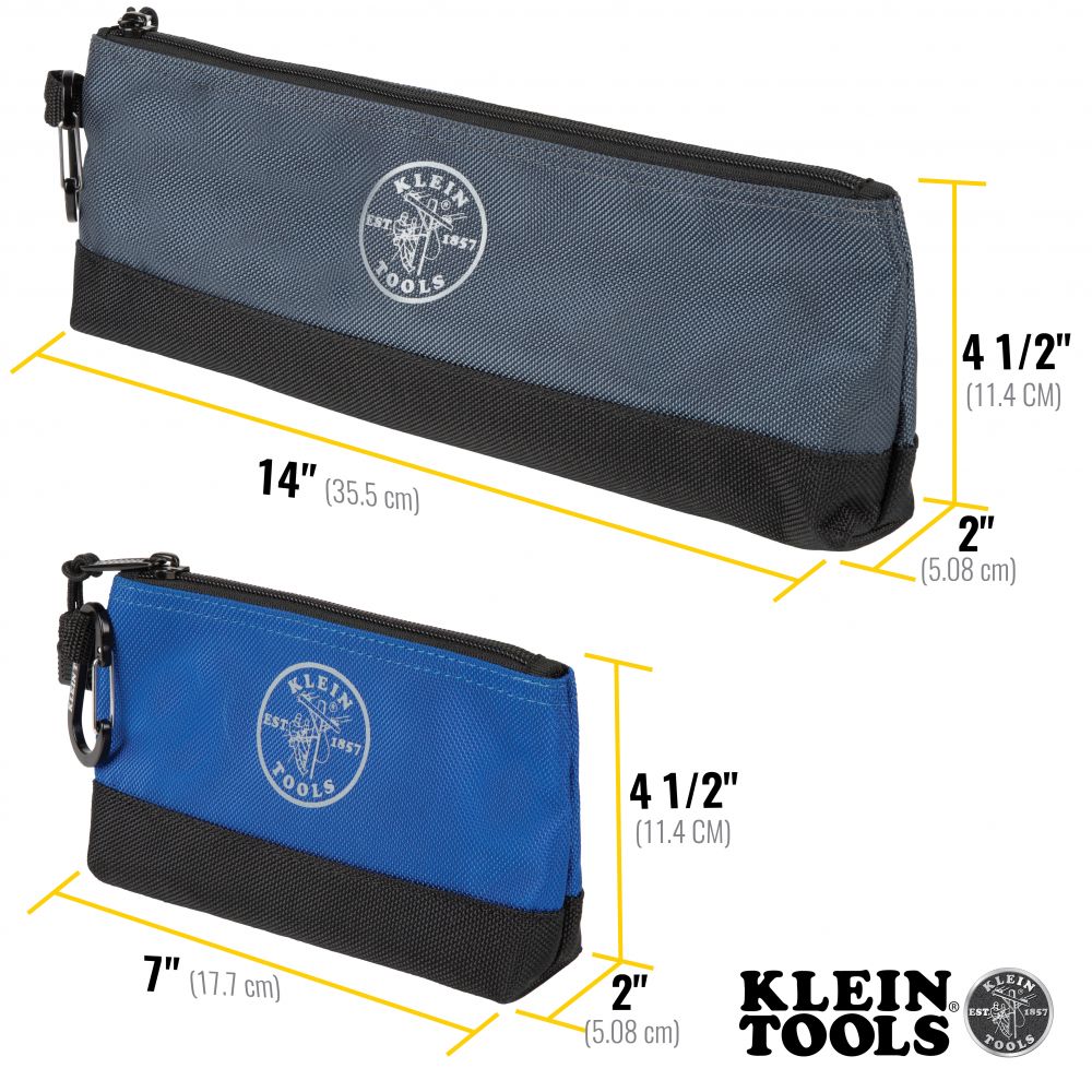 Klein 55559 Stand-up Zipper Bags, 7" and 14", 2-Pack - Image 6