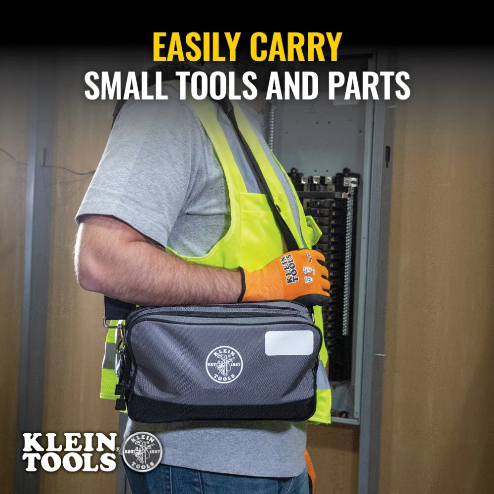 Klein 55583 Double Zipper Bag, 12 x 7" - Image 5