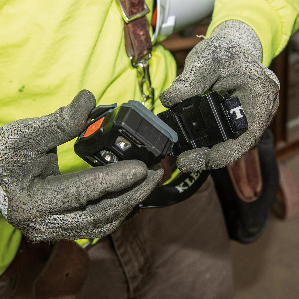 Klein 56048 Rechargeable Headlamp with Strap, 400 Lumen All-Day Runtime, Auto-Off - Image 5