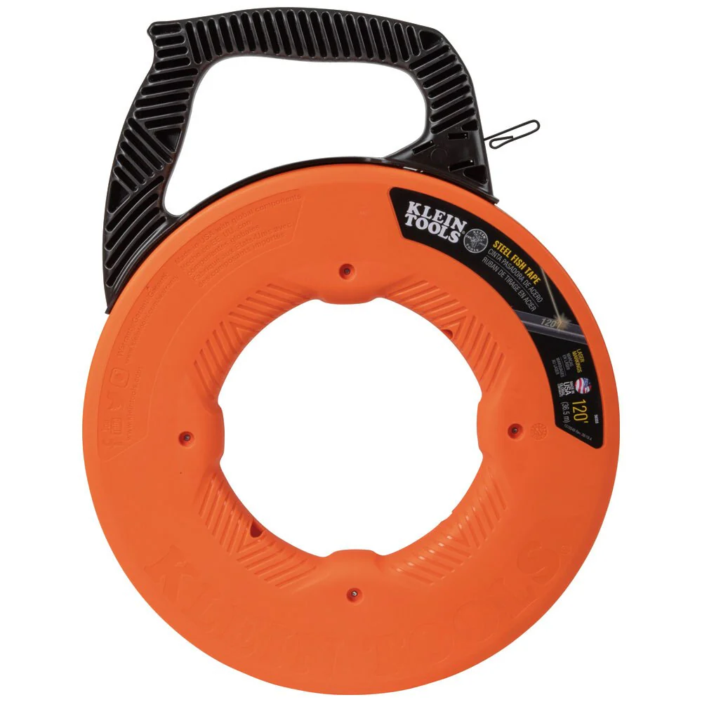 Klein 56333 Steel Fish Tape, 1/8-Inch x 120-Foot - Image 2