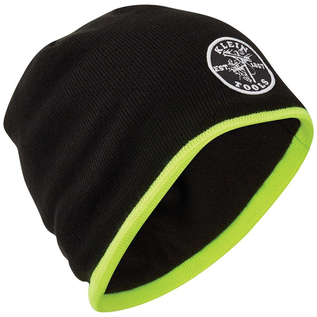 Klein 60391 Knit Beanie with Fleece Lining and High-Visibility Trim - Image 3