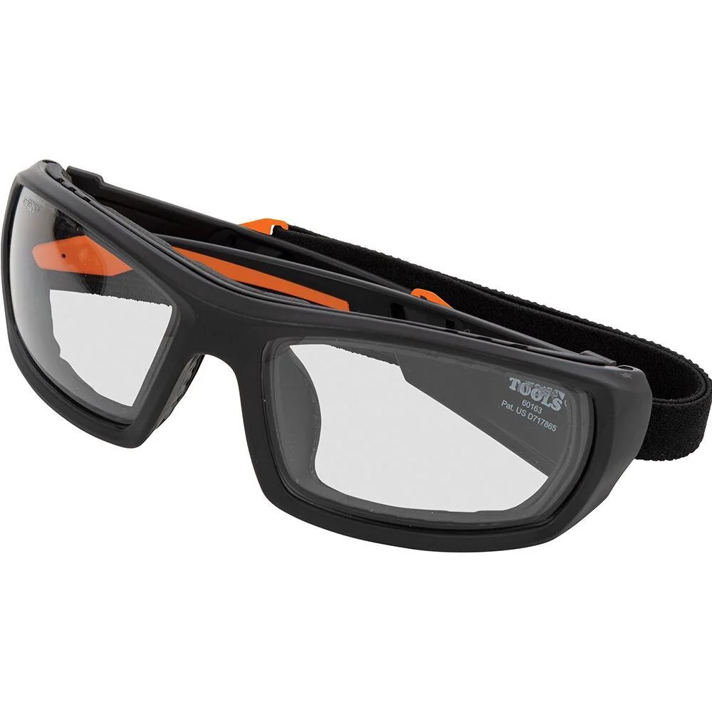 Klein 60470 Professional Full-Frame Gasket Safety Glasses, Clear Lens - Image 3