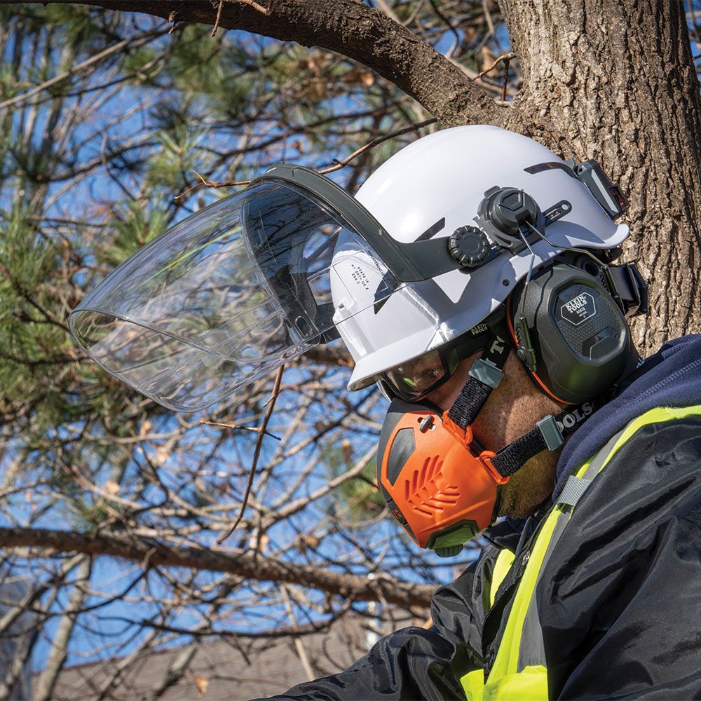 Klein 60472 Face Shield, Safety Helmet and Cap-Style Hard Hat, Clear - Image 9