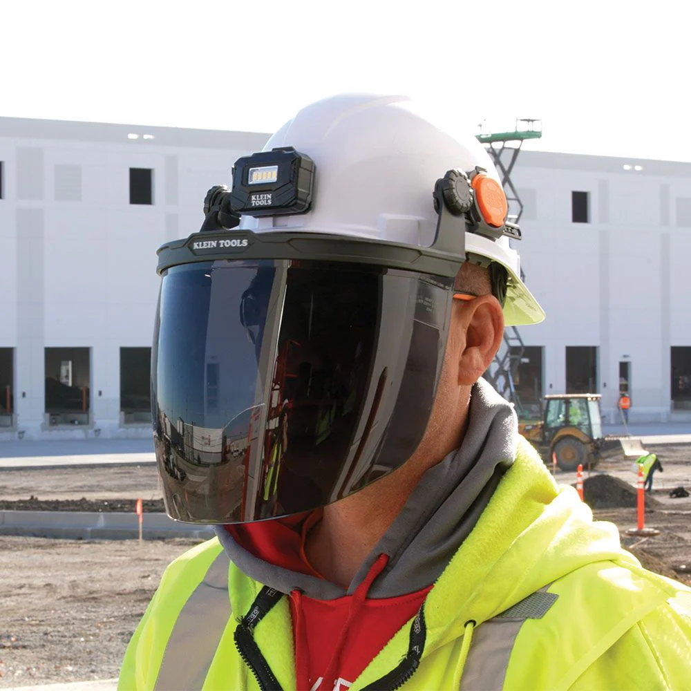 Klein 60473 Face Shield, Safety Helmet and Cap-Style Hard Hat, Gray Tint - Image 7