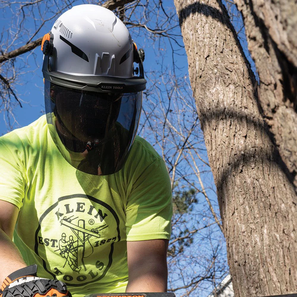 Klein 60473 Face Shield, Safety Helmet and Cap-Style Hard Hat, Gray Tint - Image 8
