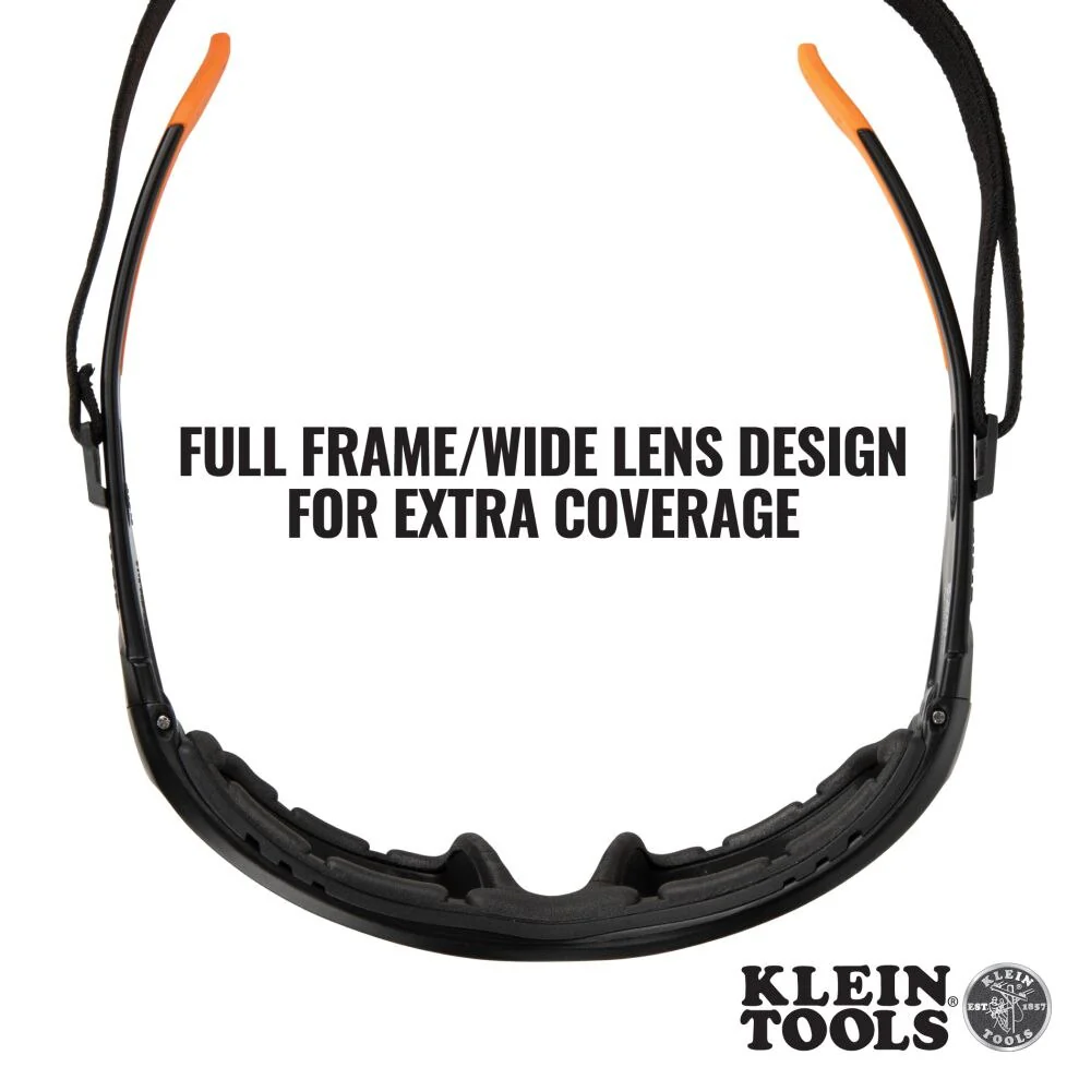 Klein 60538 Professional Full-Frame Gasket Safety Glasses, Indoor/Outdoor Lens - Image 3