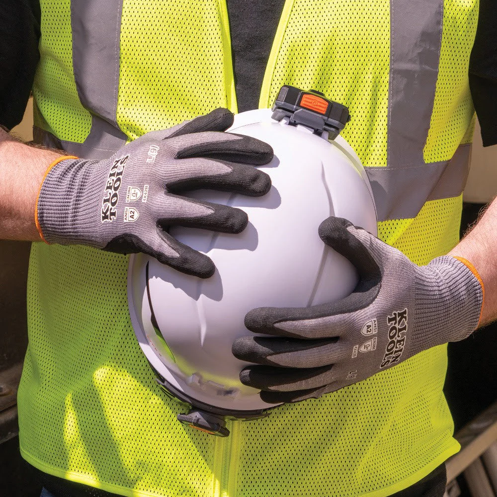 Klein 60585 Knit Dipped Gloves, Cut Level A2, Touchscreen, Large, 2-Pair - Image 5