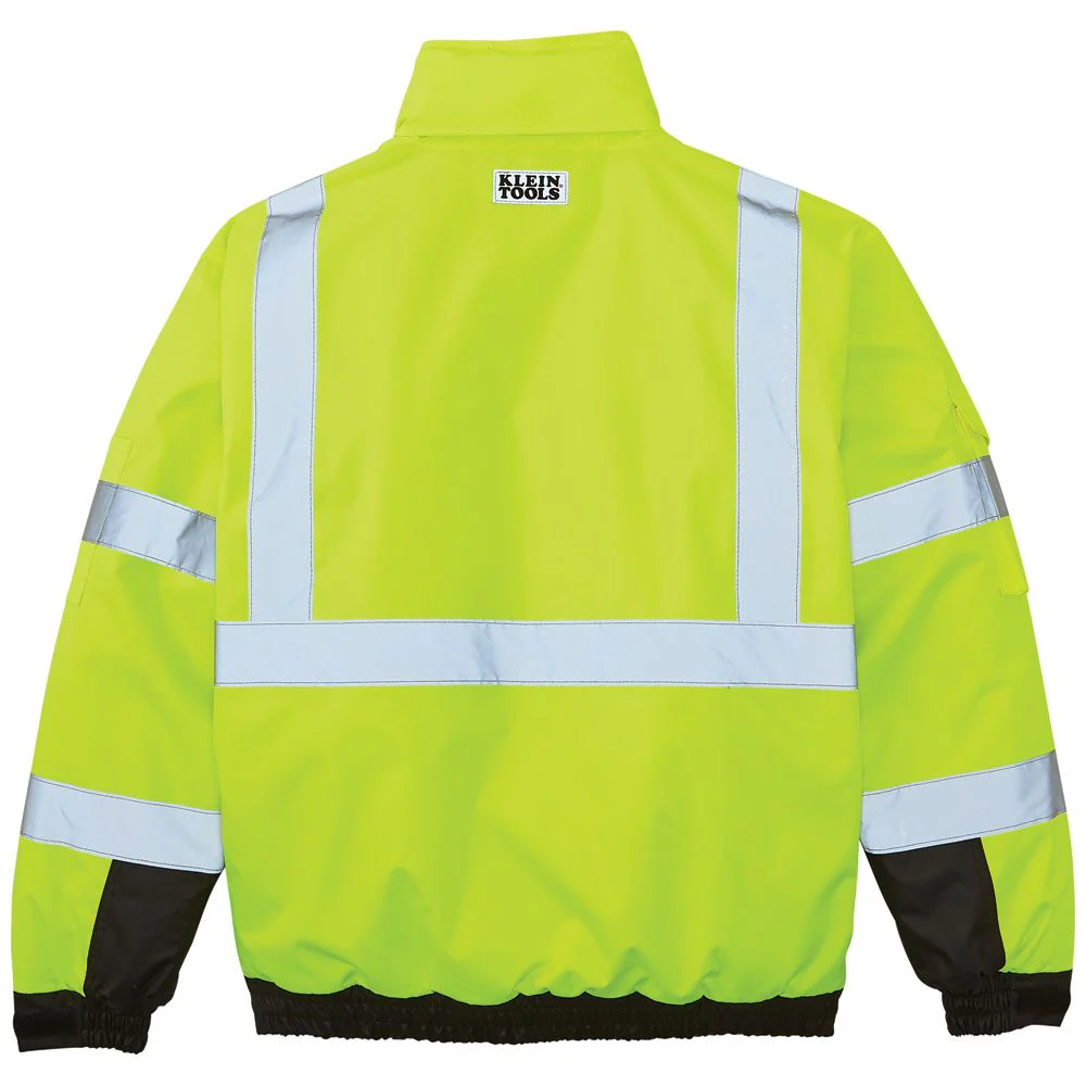 Klein 60612 High-Visibility Winter Bomber Jacket, 3XL - Image 3