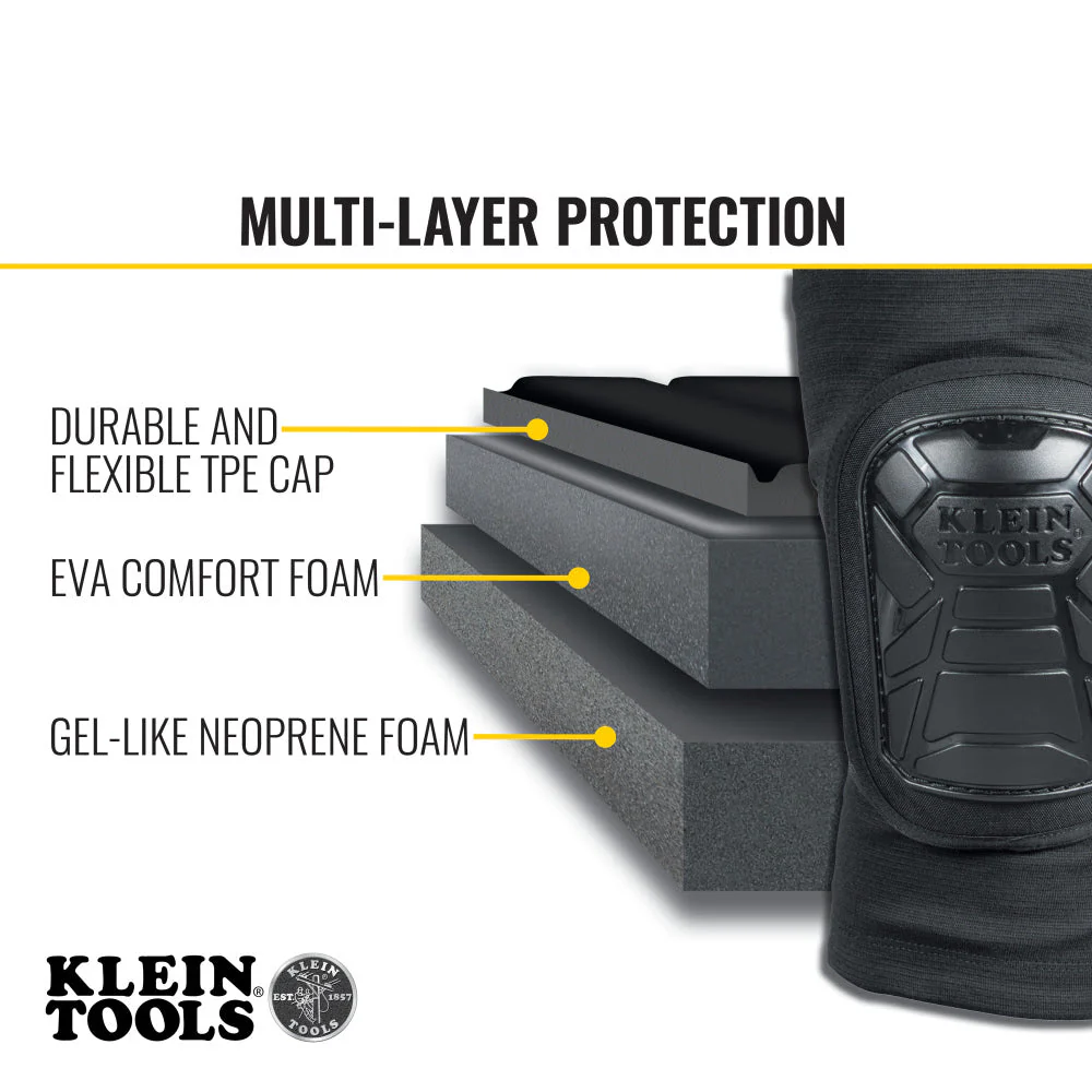 Klein 60628 Tough-Flex Knee Pad Sleeve S/M - Image 3