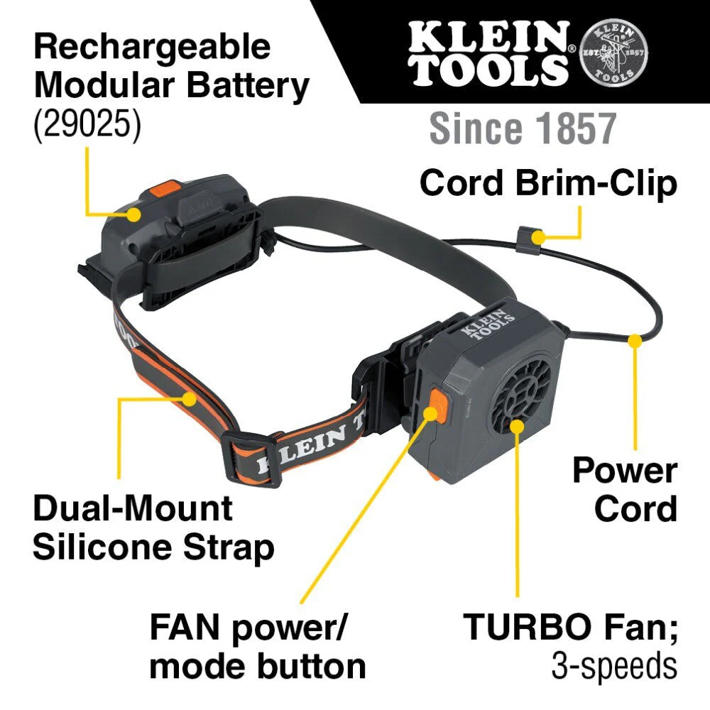 Klein 60822 Hard Hat Turbo Fan, Replacement - Image 2
