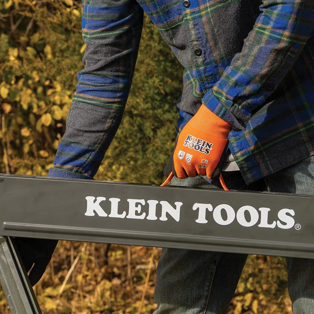 Klein 60836 Winter Knit Dipped Gloves, Cut Level A1, Touchscreen, Large - Image 7