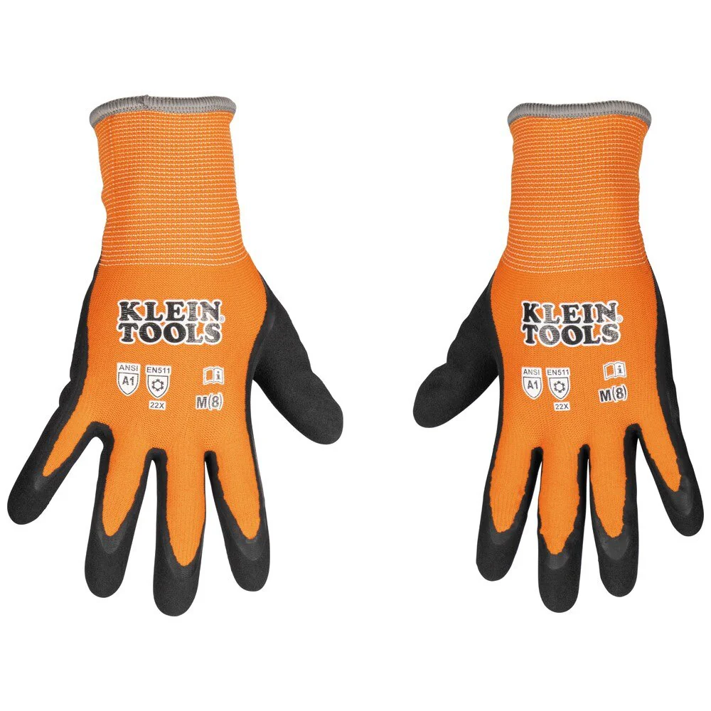 Klein 60837 Winter Knit Dipped Gloves, Cut Level A1, Touchscreen, X-Large - Image 5