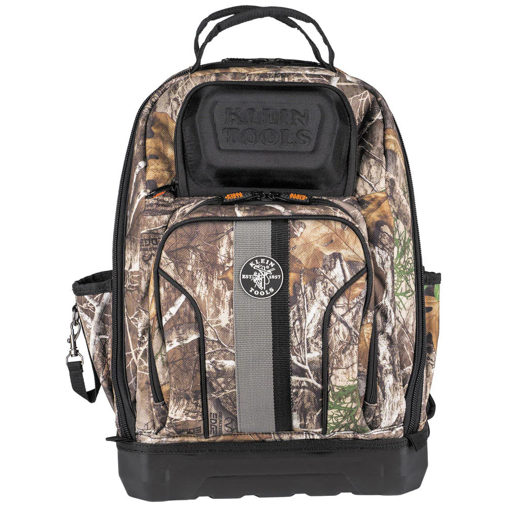 Klein 62800BPCAMO Tradesman Pro XL Tool Bag Backpack, 40 Pockets, Camo - Image 5