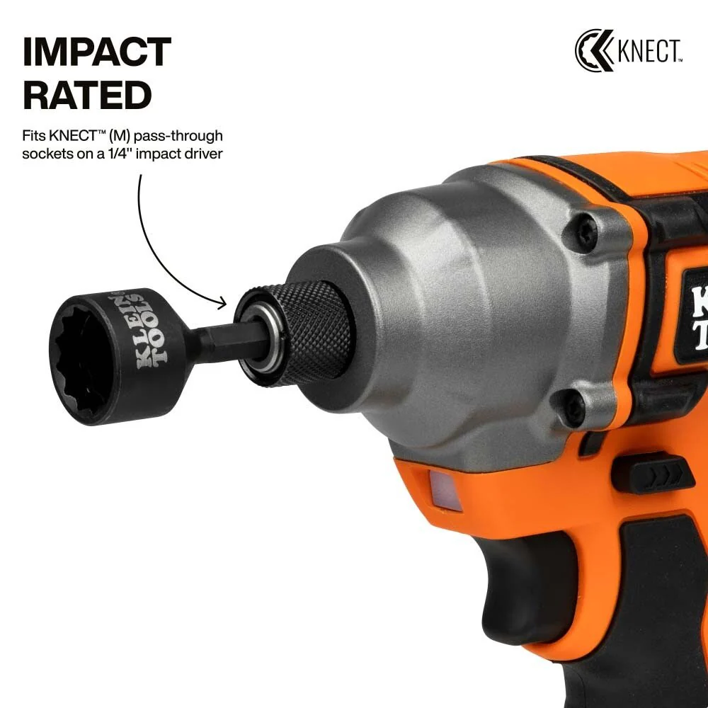 Klein 65KADPM KNECT (M) Impact Socket Adapter Set for Versatile Driving Situations - Image 3