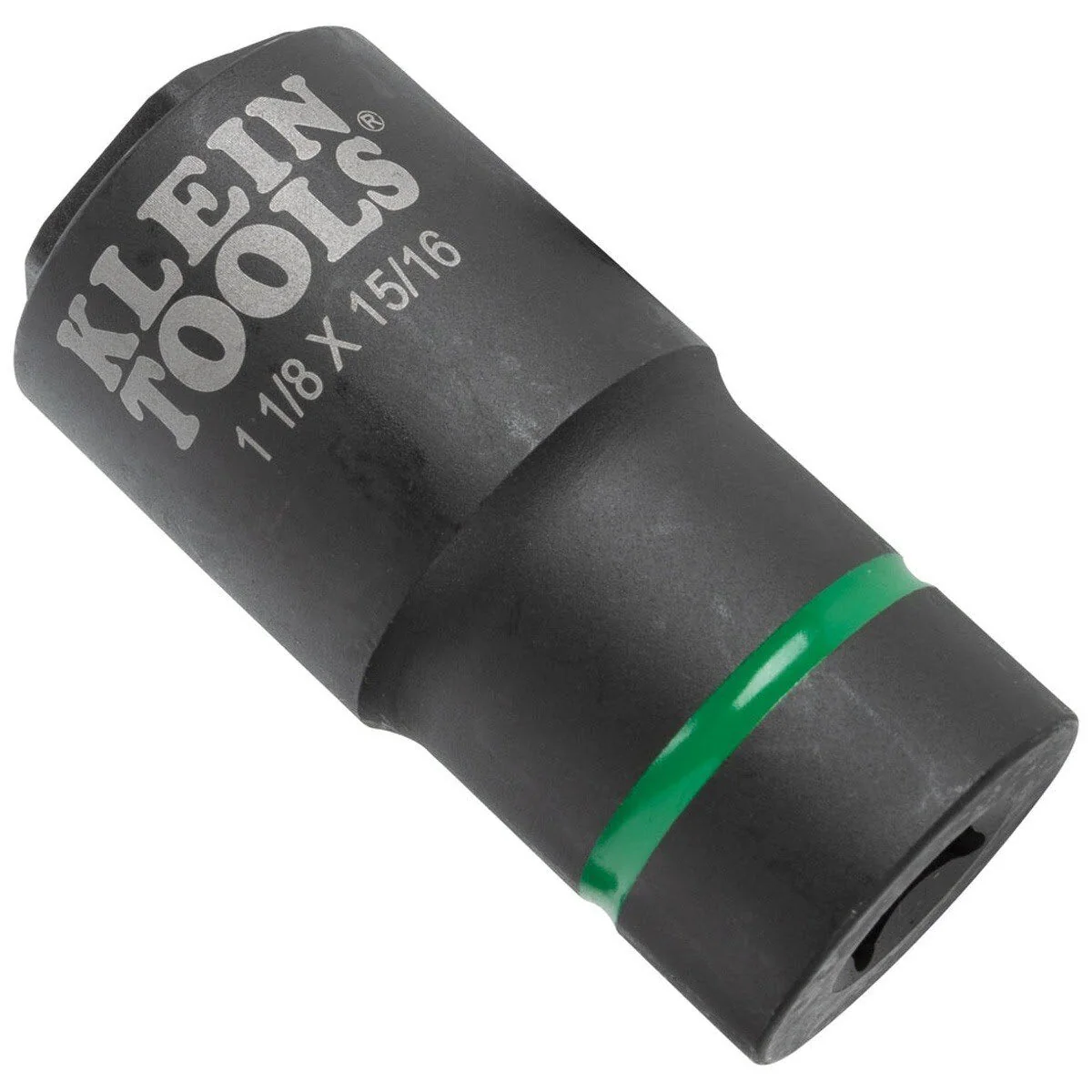 Klein 66066 2-in-1 6-Point Impact Socket, 1-1/8 in. x 15/16 in., 1/2 in. Drive - Image 3