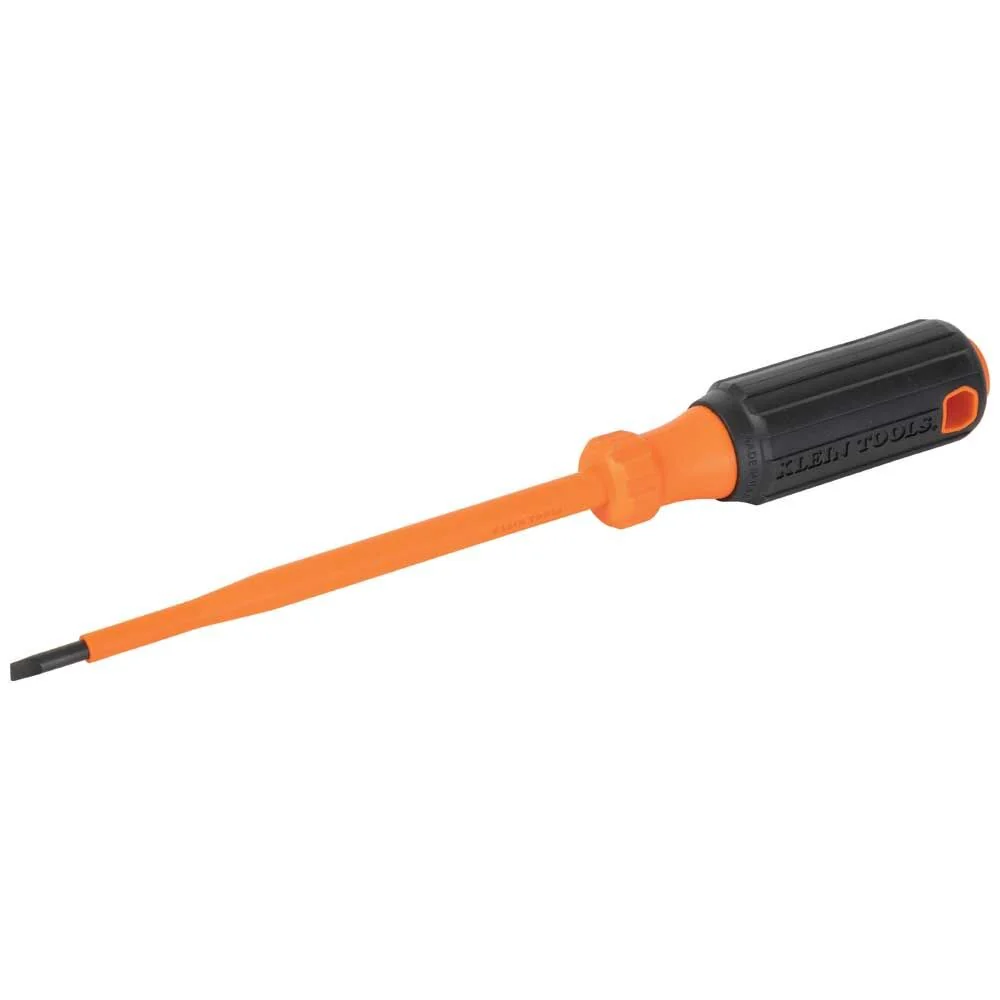 Klein 6816INS Insulated Screwdriver, 3/16" Cabinet Tip, 6" Round Shank - Image 3