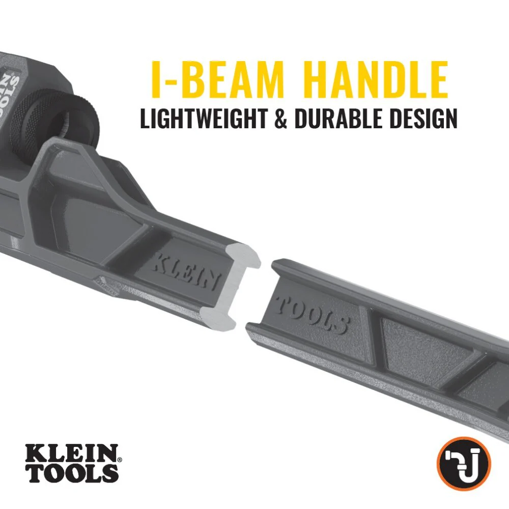 Klein 68227 Adjustable Cast Iron Pipe Wrench, 14" - Image 2