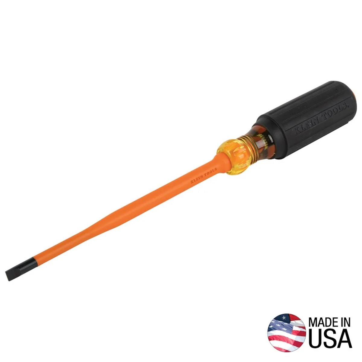Klein 6926INS Slim-Tip 1000V Insulated 1/4-Inch Cabinet Screwdriver, 6-Inch Shank - Image 4