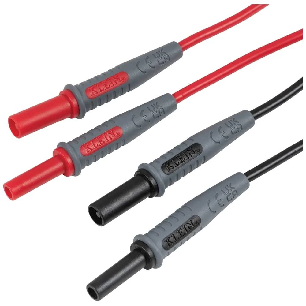 Klein 69359 Lead Adapters, Red and Black, 3' - Image 4
