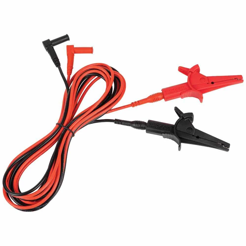 Klein 69367 Heavy-Duty Alligator Clip Test Leads, 10' - Image 4
