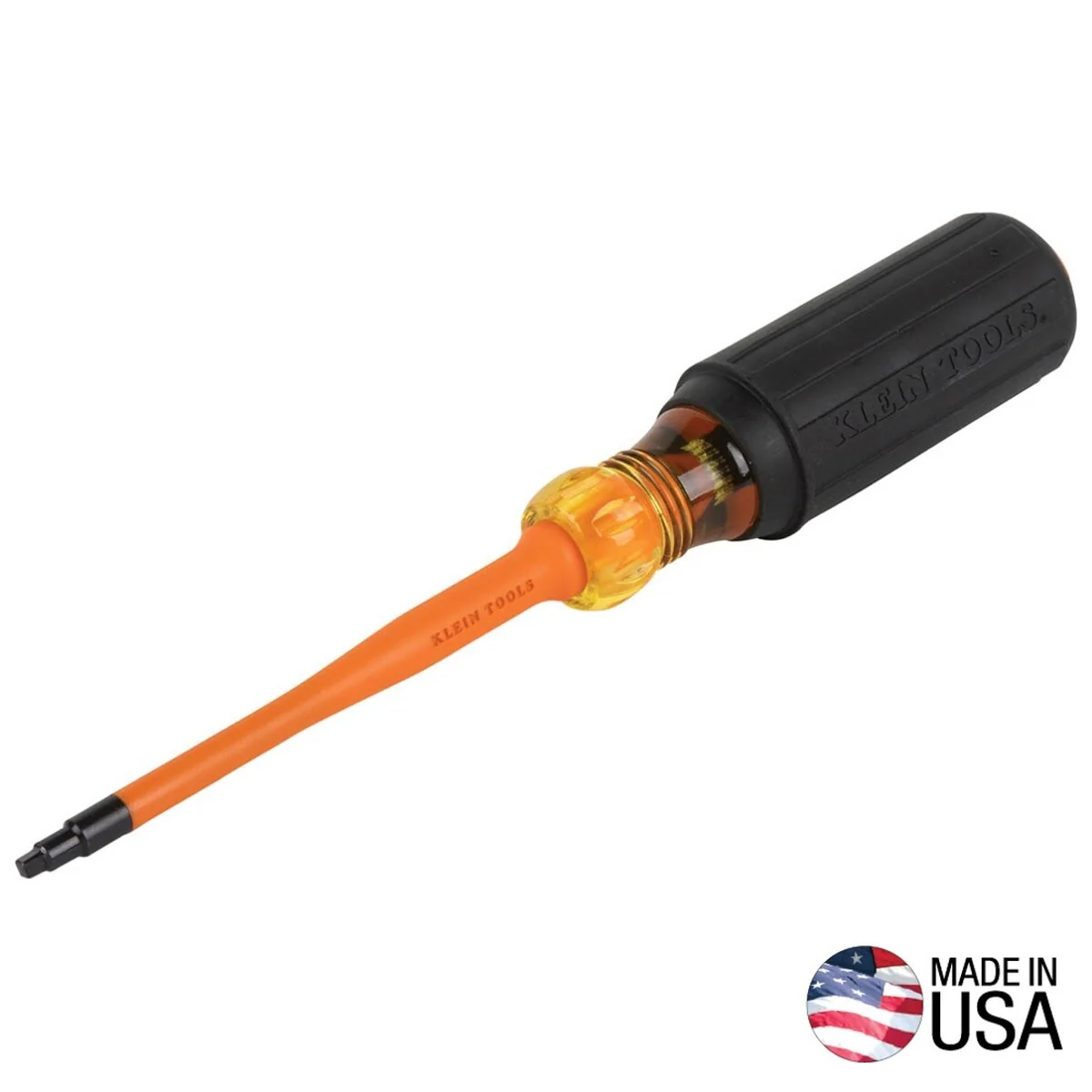 Klein 6944INS Slim-Tip 1000V Insulated Screwdriver, #2 Square, 4-Inch Round Shank - Image 6