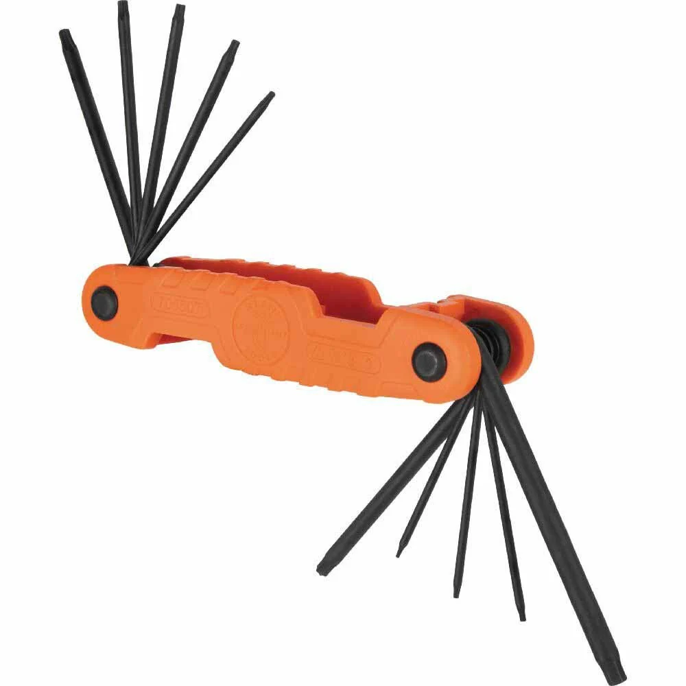 Klein 70550T Pro Folding Hex Key Set, 10-Key, TORX Sizes - Image 4