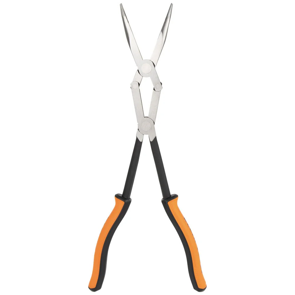 Klein 71401 Pliers, Long Reach Needle Nose Pliers, Bent Nose, 13" - Image 2