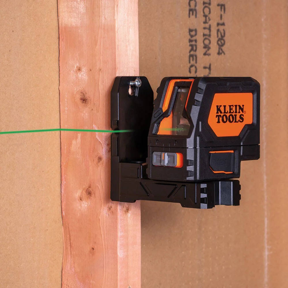 Klein 93LCLGR Rechargeable Self-Leveling Green Cross-Line Laser Level with Red Plumb - Image 10