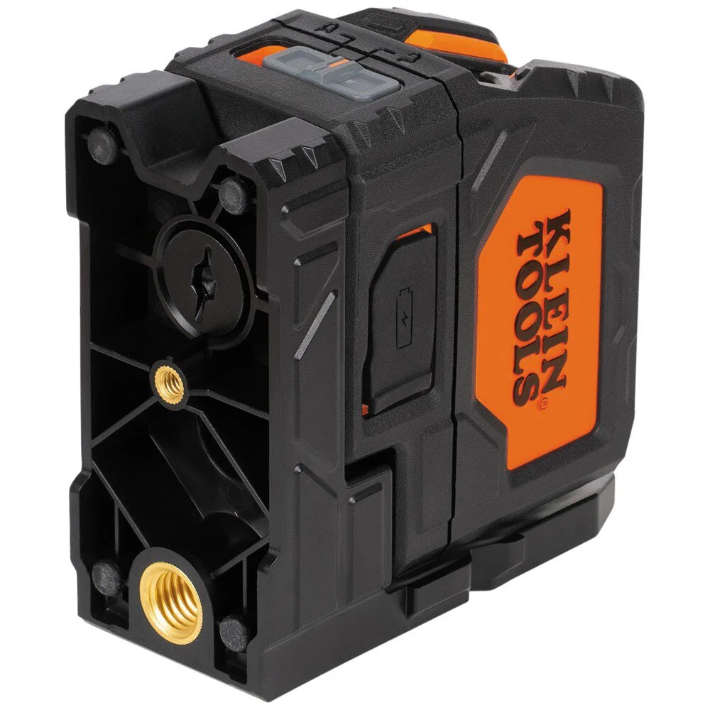 Klein 93LCLGR Rechargeable Self-Leveling Green Cross-Line Laser Level with Red Plumb - Image 3