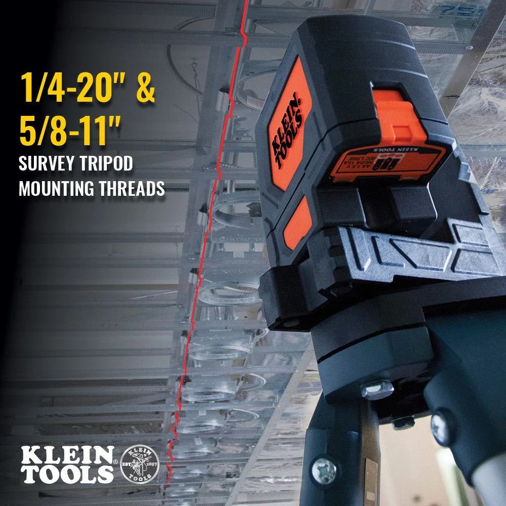 Klein 93LCLS Laser Level, Self-Leveling Cross-Line Level with Plumb Spot - Image 8