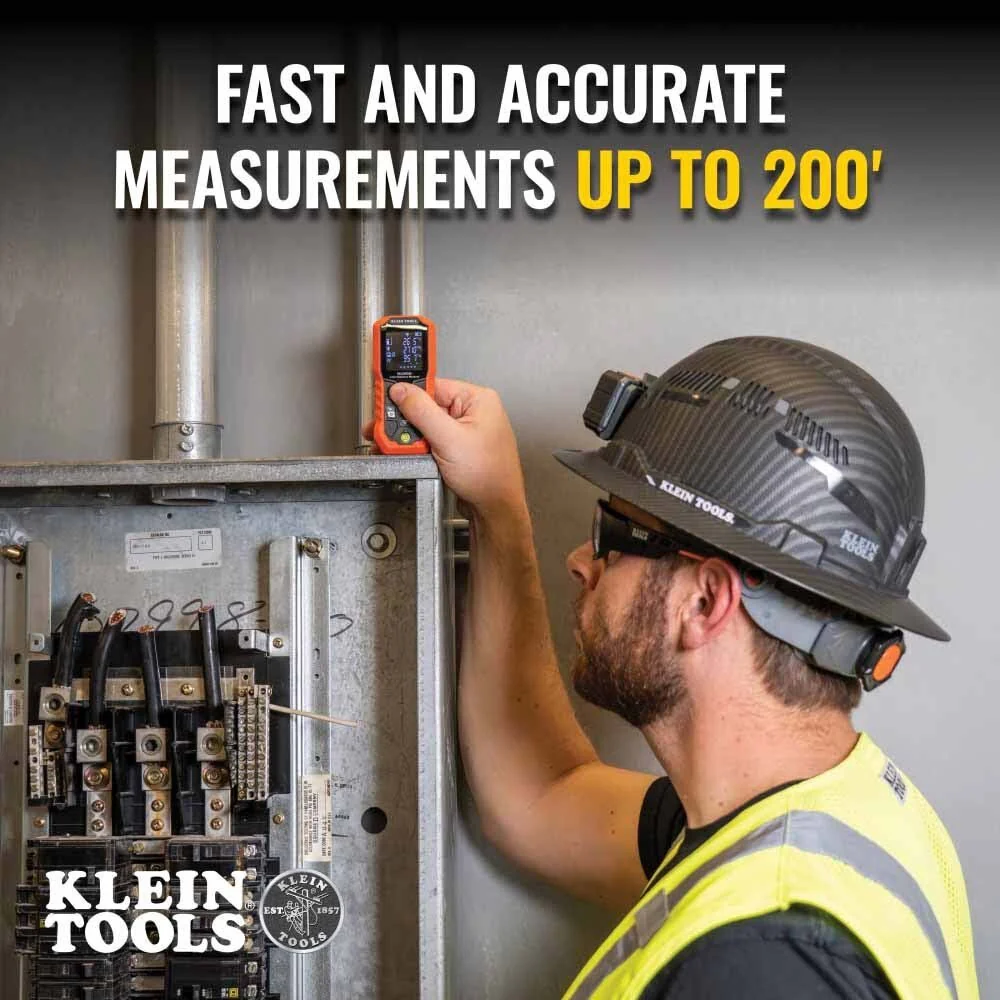 Klein 93LDM200 Laser Distance Measure, 200' - Image 3