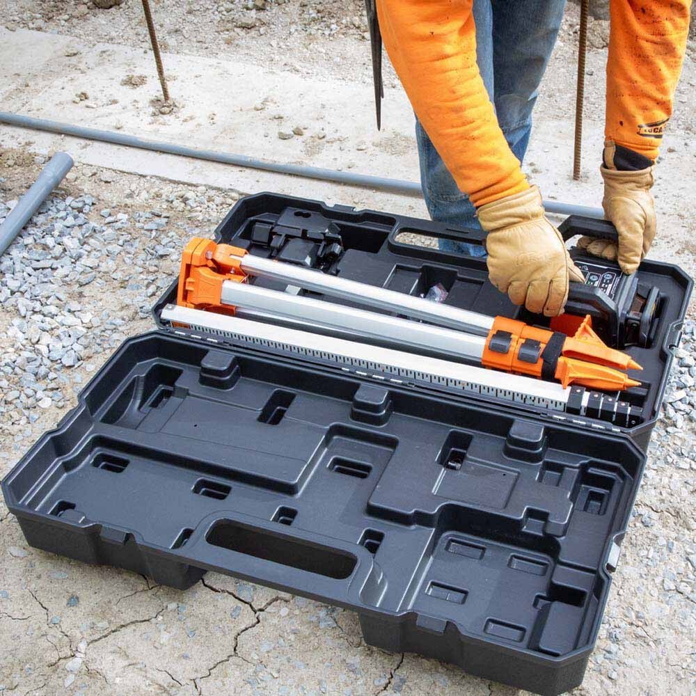 Klein 93RLS Green Rotary Laser Level, Self-Leveling with Plumb Spot and Tripod - Image 8