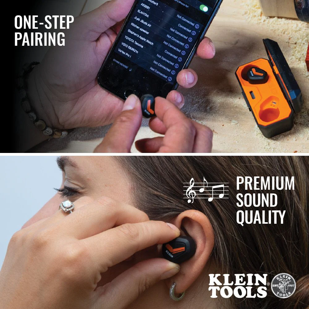 Klein AESEB1 Bluetooth Jobsite Earbuds - Image 10